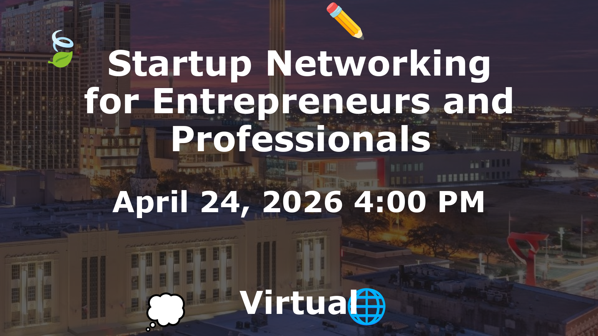 Startup Networking for Entrepreneurs and Professionals event image